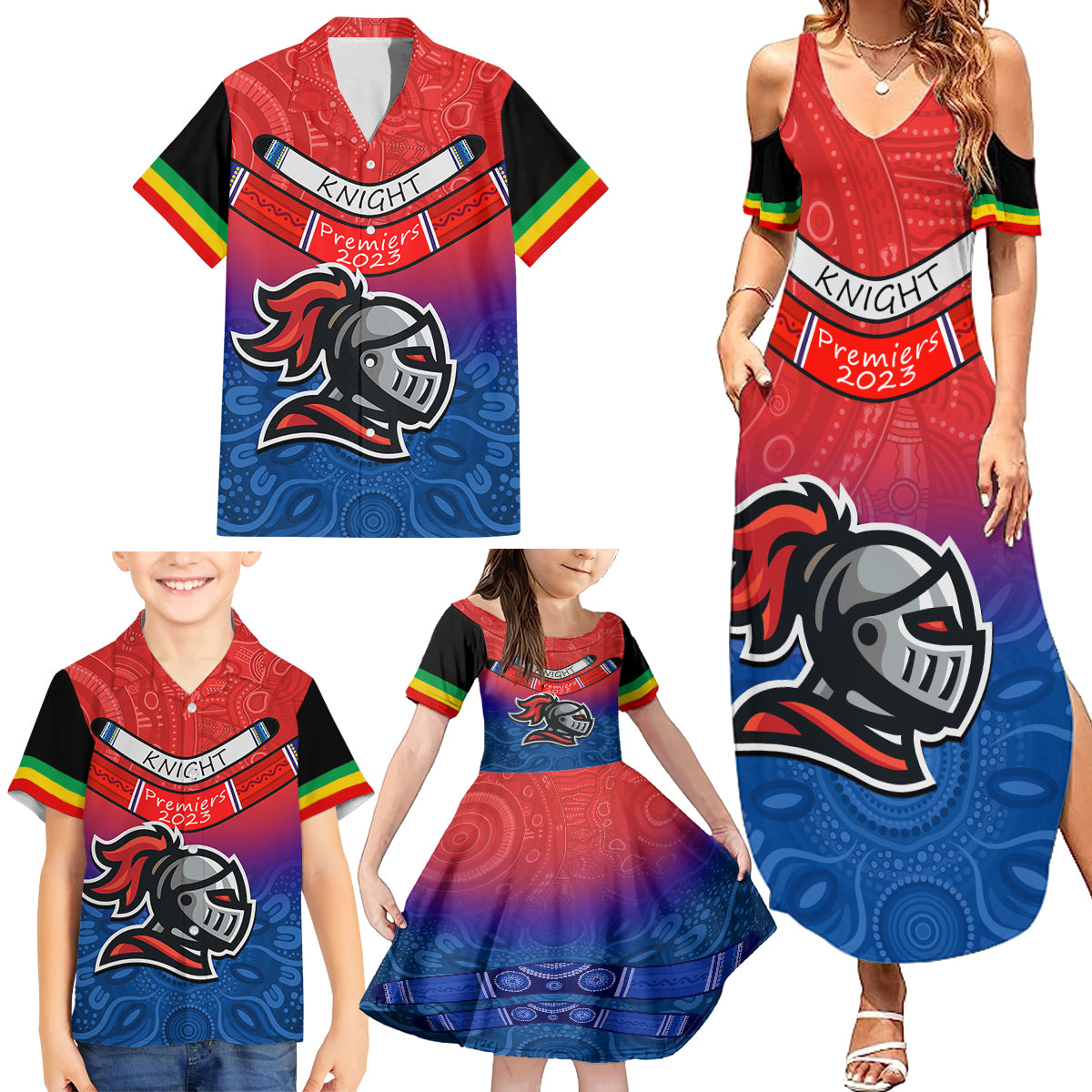 Warning Kinda Crazy Messy Bun Skull Family Matching Summer Maxi Dress and Hawaiian Shirt - Wonder Print Shop