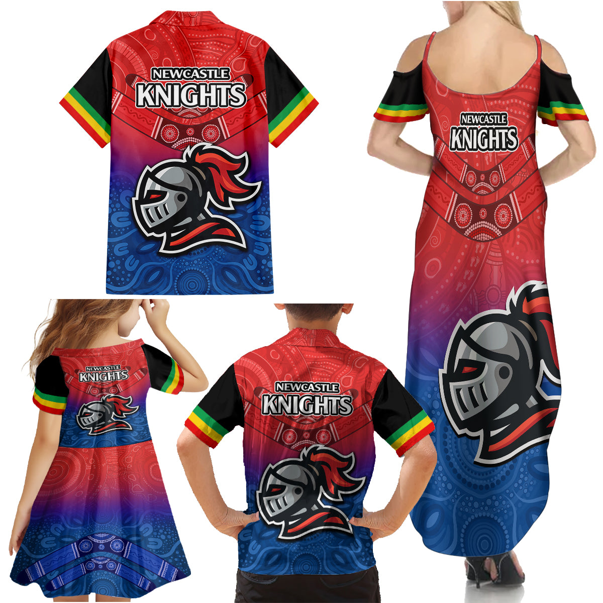 Warning Kinda Crazy Messy Bun Skull Family Matching Summer Maxi Dress and Hawaiian Shirt - Wonder Print Shop