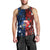Warning Kinda Crazy Messy Bun Skull Men Tank Top - Wonder Print Shop