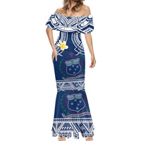 Warning Kinda Crazy Messy Bun Skull Mermaid Dress - Wonder Print Shop