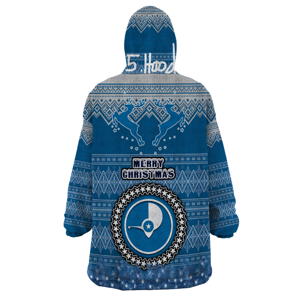 Warning Kinda Crazy Messy Bun Skull Wearable Blanket Hoodie - Wonder Print Shop