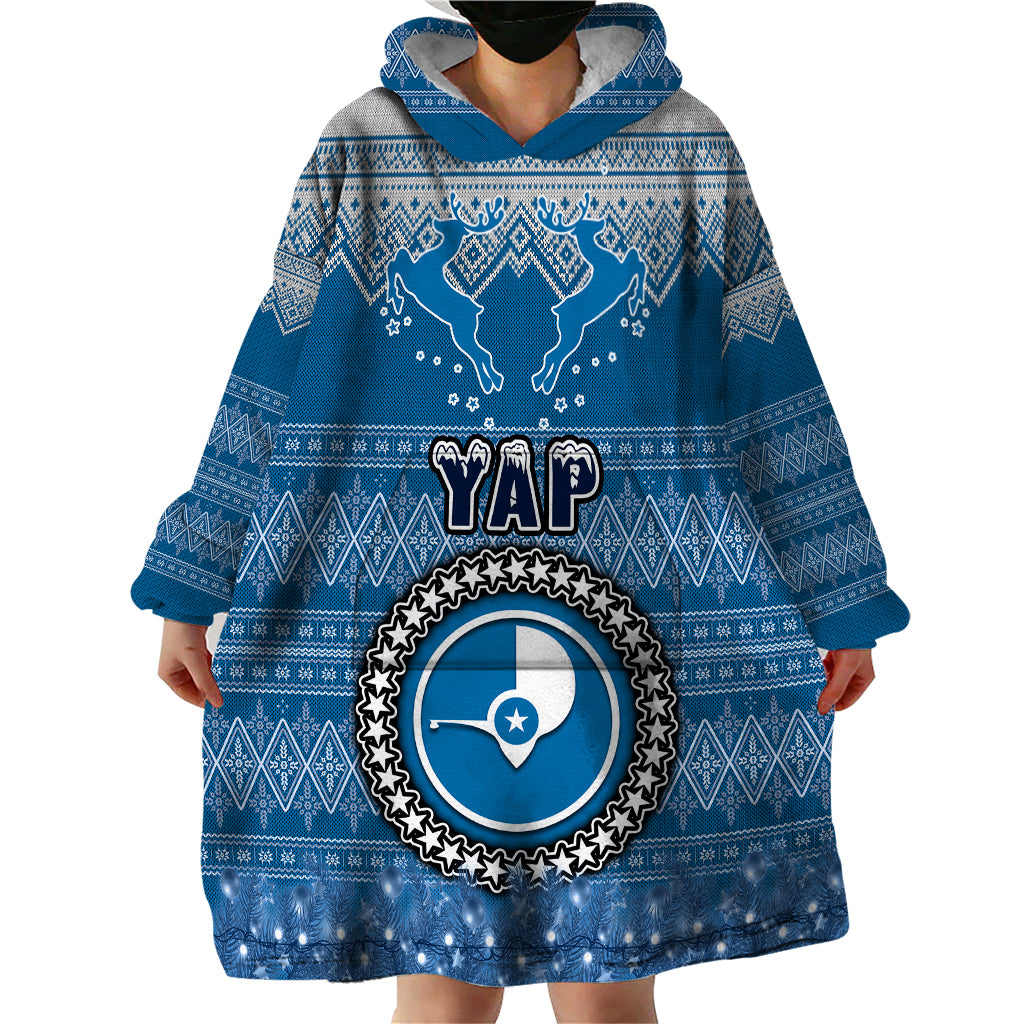 Warning Kinda Crazy Messy Bun Skull Wearable Blanket Hoodie - Wonder Print Shop