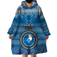 Warning Kinda Crazy Messy Bun Skull Wearable Blanket Hoodie - Wonder Print Shop