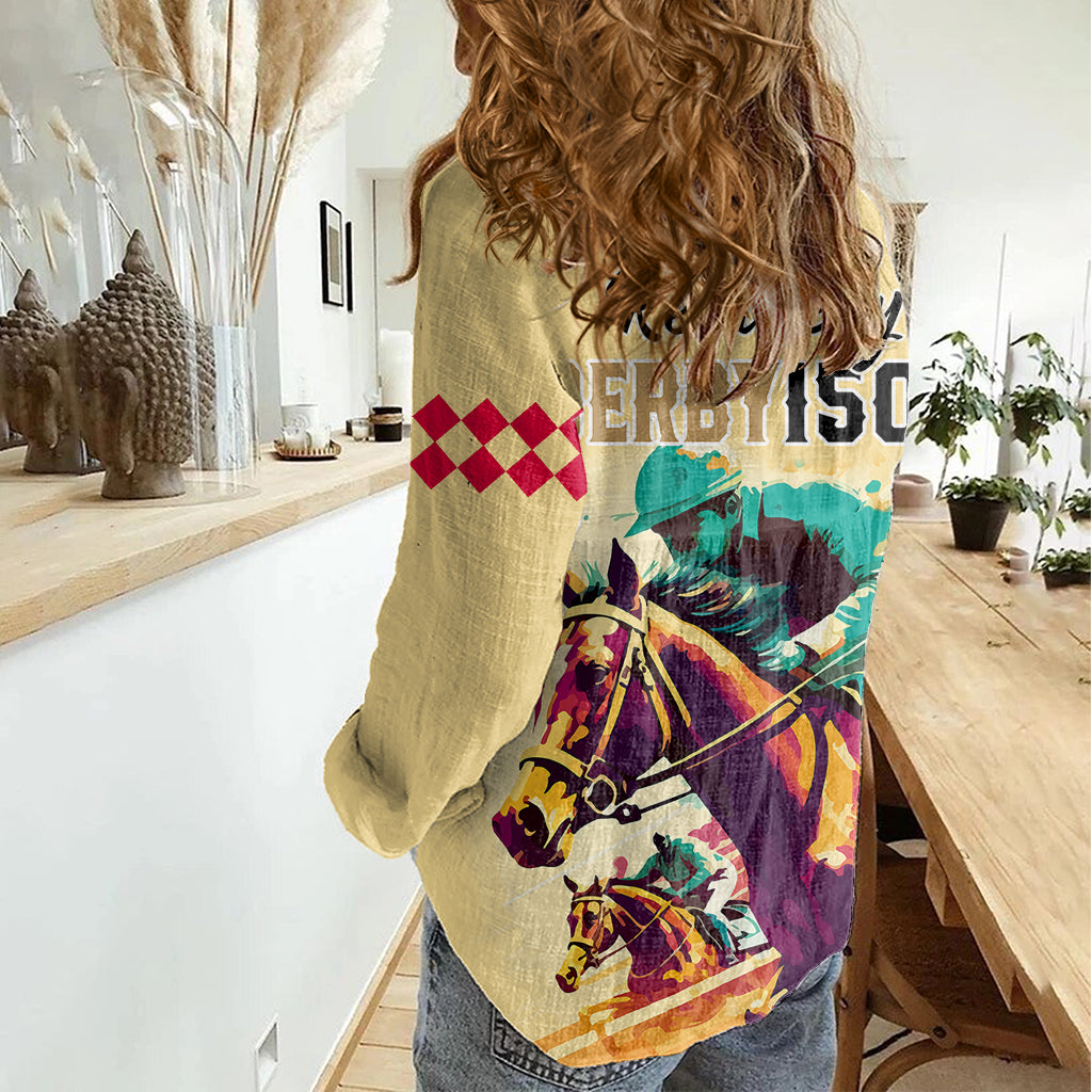 Warning Kinda Crazy Messy Bun Skull Women Casual Shirt - Wonder Print Shop