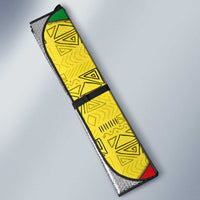 Haile Selassie I Auto Sun Shade Ethiopia Lion of Judah and Conquering Lion Pattern Tribute - Wonder Print Shop