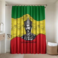 Haile Selassie I Bathroom Set Ethiopia Lion of Judah and Conquering Lion Pattern Tribute - Wonder Print Shop
