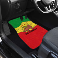 Haile Selassie I Car Mats Ethiopia Lion of Judah and Conquering Lion Pattern Tribute - Wonder Print Shop