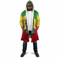 Haile Selassie I Cloak Ethiopia Lion of Judah and Conquering Lion Pattern Tribute - Wonder Print Shop