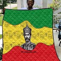 Haile Selassie I Quilt Ethiopia Lion of Judah and Conquering Lion Pattern Tribute - Wonder Print Shop