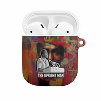 Thomas Sankara Burkina Faso AirPods Case with Bold Portrait and The Upright Man Tribute Design - Wonder Print Shop