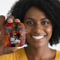 Thomas Sankara Burkina Faso AirPods Case with Bold Portrait and The Upright Man Tribute Design - Wonder Print Shop