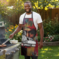Thomas Sankara Burkina Faso Apron with Bold Portrait and The Upright Man Tribute Design - Wonder Print Shop