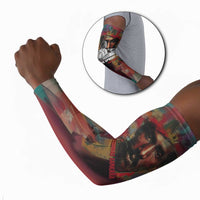 Thomas Sankara Burkina Faso Arm Sleeves with Bold Portrait and The Upright Man Tribute Design - Wonder Print Shop