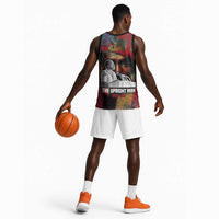 Thomas Sankara Burkina Faso Basketball Jersey with Bold Portrait and The Upright Man Tribute Design - Wonder Print Shop