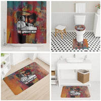 Thomas Sankara Burkina Faso Bathroom Set with Bold Portrait and The Upright Man Tribute Design - Wonder Print Shop