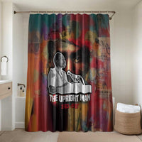 Thomas Sankara Burkina Faso Bathroom Set with Bold Portrait and The Upright Man Tribute Design - Wonder Print Shop
