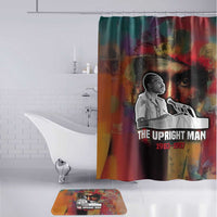 Thomas Sankara Burkina Faso Bathroom Set with Bold Portrait and The Upright Man Tribute Design - Wonder Print Shop