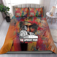 Thomas Sankara Burkina Faso Bedding Set with Bold Portrait and The Upright Man Tribute Design - Wonder Print Shop