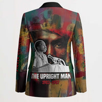 Thomas Sankara Burkina Faso Blazer with Bold Portrait and The Upright Man Tribute Design - Wonder Print Shop