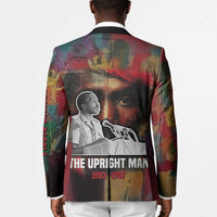 Thomas Sankara Burkina Faso Blazer with Bold Portrait and The Upright Man Tribute Design - Wonder Print Shop