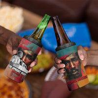 Thomas Sankara Burkina Faso 4 in 1 Can Cooler Tumbler with Bold Portrait and The Upright Man Tribute Design - Wonder Print Shop