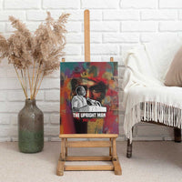Thomas Sankara Burkina Faso Canvas Wall Art with Bold Portrait and The Upright Man Tribute Design - Wonder Print Shop
