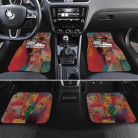 Thomas Sankara Burkina Faso Car Mats with Bold Portrait and The Upright Man Tribute Design - Wonder Print Shop