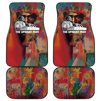 Thomas Sankara Burkina Faso Car Mats with Bold Portrait and The Upright Man Tribute Design - Wonder Print Shop