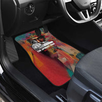 Thomas Sankara Burkina Faso Car Mats with Bold Portrait and The Upright Man Tribute Design - Wonder Print Shop