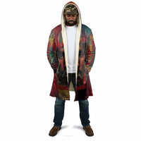 Thomas Sankara Burkina Faso Cloak with Bold Portrait and The Upright Man Tribute Design - Wonder Print Shop