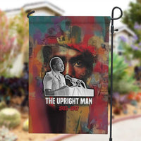 Thomas Sankara Burkina Faso Garden Flag with Bold Portrait and The Upright Man Tribute Design - Wonder Print Shop
