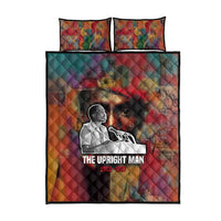 Thomas Sankara Burkina Faso Quilt Bed Set with Bold Portrait and The Upright Man Tribute Design - Wonder Print Shop