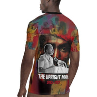 Thomas Sankara Burkina Faso Rugby Jersey with Bold Portrait and The Upright Man Tribute Design - Wonder Print Shop