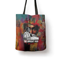 Thomas Sankara Burkina Faso Tote Bag with Bold Portrait and The Upright Man Tribute Design - Wonder Print Shop