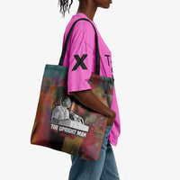 Thomas Sankara Burkina Faso Tote Bag with Bold Portrait and The Upright Man Tribute Design - Wonder Print Shop