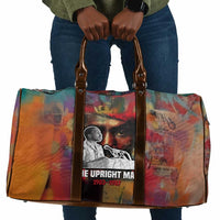 Thomas Sankara Burkina Faso Travel Bag with Bold Portrait and The Upright Man Tribute Design - Wonder Print Shop