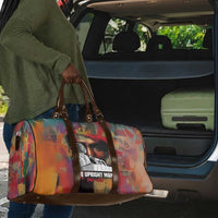 Thomas Sankara Burkina Faso Travel Bag with Bold Portrait and The Upright Man Tribute Design - Wonder Print Shop
