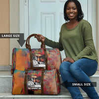 Thomas Sankara Burkina Faso Travel Bag with Bold Portrait and The Upright Man Tribute Design - Wonder Print Shop