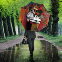 Thomas Sankara Burkina Faso Umbrella with Bold Portrait and The Upright Man Tribute Design - Wonder Print Shop