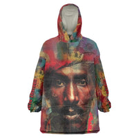 Thomas Sankara Burkina Faso Wearable Blanket Hoodie with Bold Portrait and The Upright Man Tribute Design - Wonder Print Shop