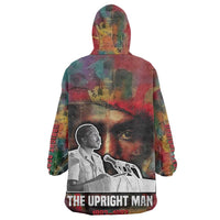 Thomas Sankara Burkina Faso Wearable Blanket Hoodie with Bold Portrait and The Upright Man Tribute Design - Wonder Print Shop