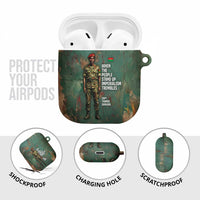 Burkina Faso Thomas Sankara AirPods Case with Military Stance and Anti-Imperialist Quote Tribute Design - Wonder Print Shop