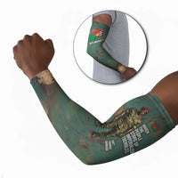 Burkina Faso Thomas Sankara Arm Sleeves with Military Stance and Anti-Imperialist Quote Tribute Design - Wonder Print Shop