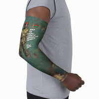 Burkina Faso Thomas Sankara Arm Sleeves with Military Stance and Anti-Imperialist Quote Tribute Design - Wonder Print Shop