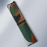 Burkina Faso Thomas Sankara Auto Sun Shade with Military Stance and Anti-Imperialist Quote Tribute Design - Wonder Print Shop