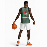 Burkina Faso Thomas Sankara Basketball Jersey with Military Stance and Anti-Imperialist Quote Tribute Design - Wonder Print Shop