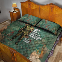 Burkina Faso Thomas Sankara Quilt Bed Set with Military Stance and Anti-Imperialist Quote Tribute Design - Wonder Print Shop