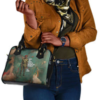 Burkina Faso Thomas Sankara Shoulder Handbag with Military Stance and Anti-Imperialist Quote Tribute Design - Wonder Print Shop