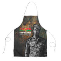 Thomas Sankara Apron Burkina Faso Africa Self-Reliance Message and Military Portrait - Wonder Print Shop
