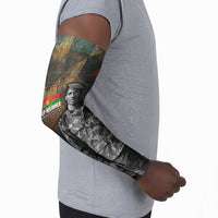 Thomas Sankara Arm Sleeves Burkina Faso Africa Self-Reliance Message and Military Portrait - Wonder Print Shop